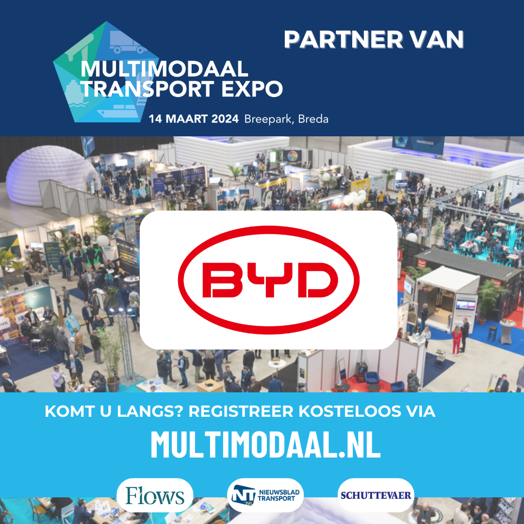 Multimodaal Transport Expo BYD eTrucks
